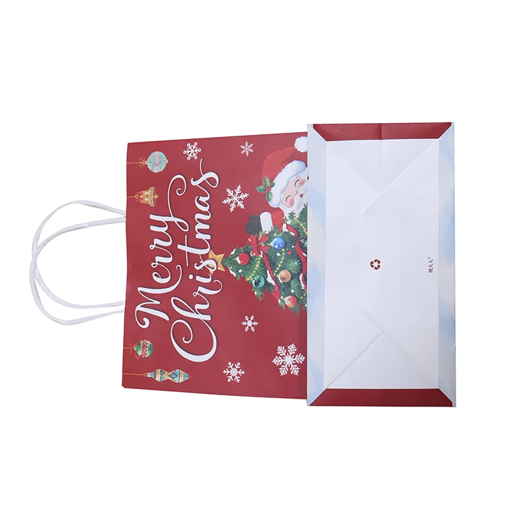 White Paperboard Gift Tote Bags